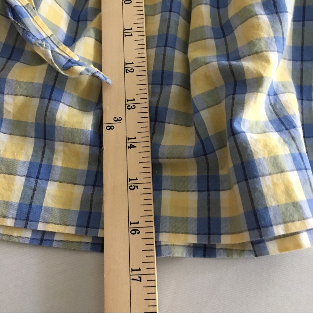 Vintage A l’Heure Anglaise French brand plaid embroidered baby dress 74 cm 6 mos - Picture 3 of 5